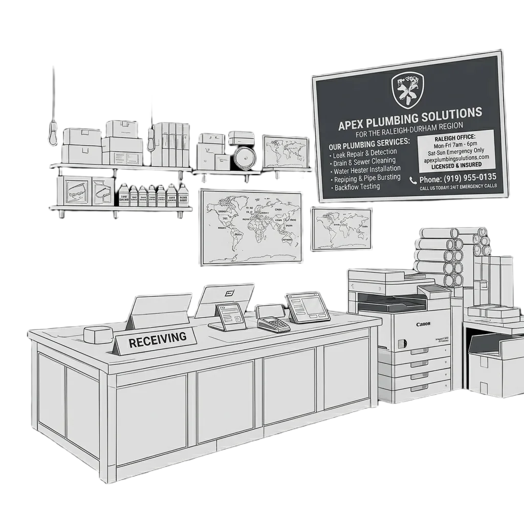 Triftt digital signage in a business setting